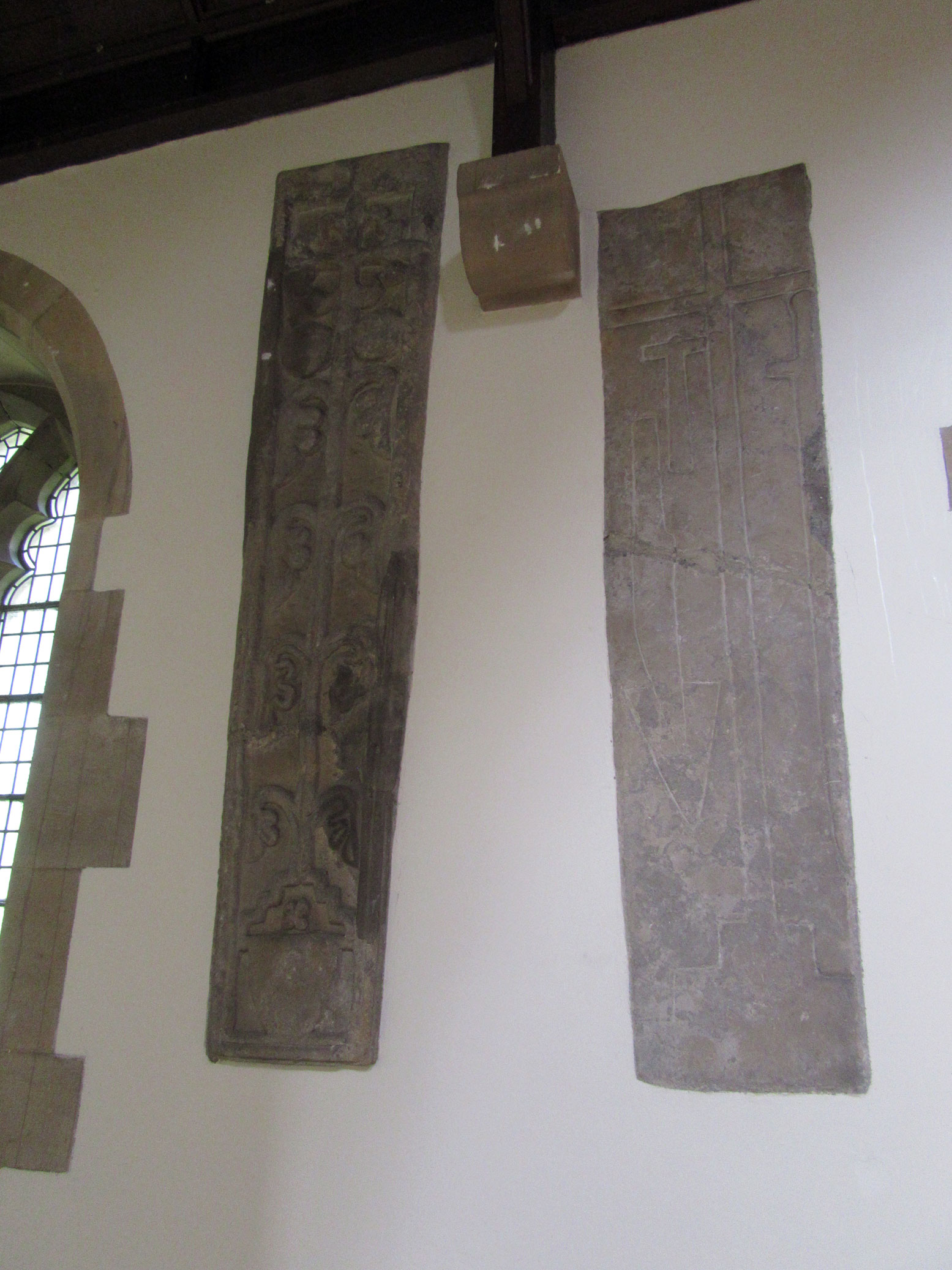 St Mary's Grave Covers inlaid in North Aisdle